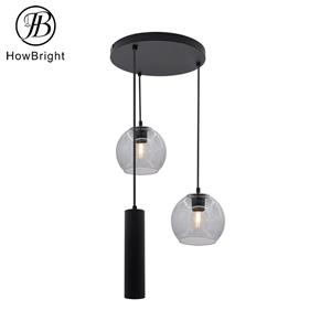 Glass Chandelier Round Ball Pendant Lamp Hanging Pendant Light