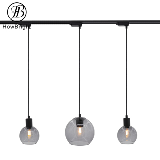 Glass Chandelier Round Ball Pendant Lamp Hanging Pendant Light