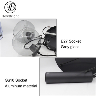 Glass Chandelier Round Ball Pendant Lamp Hanging Pendant Light