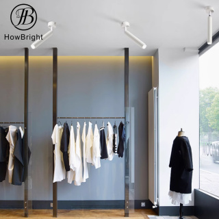 High Brightness Office Store Home White Black Aluminum 10W 20W 30W Ceiling LED Track Light