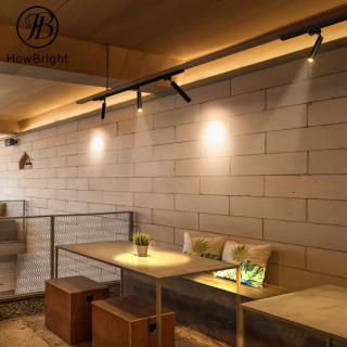 High Brightness Office Store Home White Black Aluminum 10W 20W 30W Ceiling LED Track Light