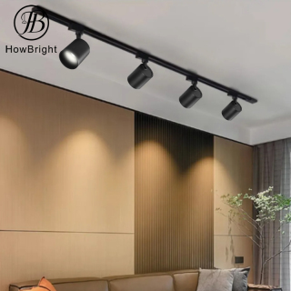 Iluminación de riel para interiores, empotrada en el techo, montaje en riel, 2 a 4 cables, 12 W, 20 W, 30 W, 40 W, focos LED ajustables para riel