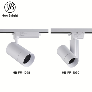 Commercial Lighting White Black Aluminum 10W 20W 30W Ceiling LED Track Light