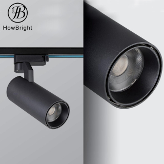 Cob Lighting Optional Surface Recess Rail Black White Adjustable Led Track Spot Light Ceiling Spotlights