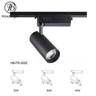 Linear Rail Lighting Fixtures Lamp System 10W 20W 30W Track Spotlight Adjustable Track Light Black White Led Spot Light For Shop