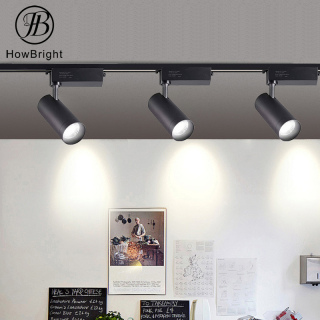 Linear Rail Lighting Fixtures Lamp System 10W 20W 30W Track Spotlight Adjustable Track Light Black White Led Spot Light For Shop