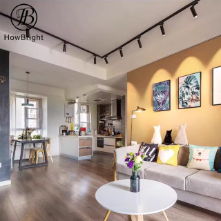 Linear Rail Lighting Fixtures Lamp System 10W 20W 30W Track Spotlight Adjustable Track Light Black White Led Spot Light For Shop