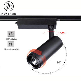 Led Track Light 30w Focus Led Adjustable Zoomable Track Lights Adjustable 360 Track Spotlight