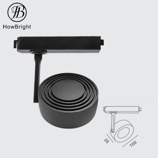 Állítható 20W 30W mágneses mennyezeti LED-es sínlámpa 360°-ban fel és le