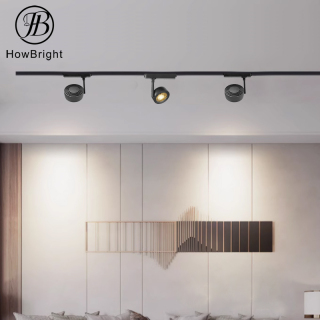 Állítható 20W 30W mágneses mennyezeti LED-es sínlámpa 360°-ban fel és le