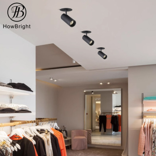 Commercial Track Light Pure Aluminium Surface Mounted Downlight Spotlight