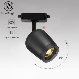 7W 20W 30W 40W Modern Indoor Design Commercial Adjustable 360 Degree Led Light Cob Tracklight Led Track Light Track Light