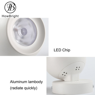 Surface Mounted Adjustable Aluminum Fixture Spotlight Housing Ceiling Track Lighting LED Spot Track Light