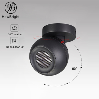 Surface Mounted Adjustable Aluminum Fixture Spotlight Housing Ceiling Track Lighting LED Spot Track Light