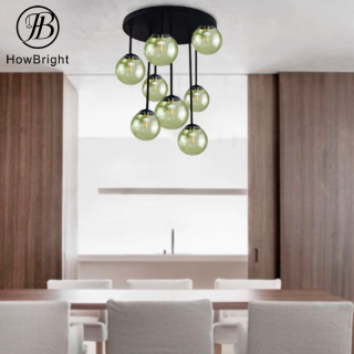 Hanging Globe Lighting Led G9 Light Creative Glass Ball Bubble Pendant Light for Bar Restaurant