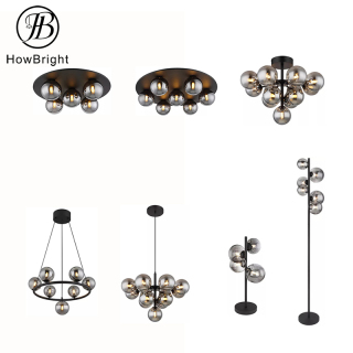 Hanging Globe Lighting Led G9 Light Creative Glass Ball Bubble Pendant Light for Bar Restaurant