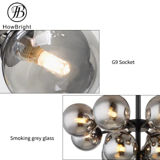 LED Chandelier Hall Parlor Lighting Fixtures Pendant Lights