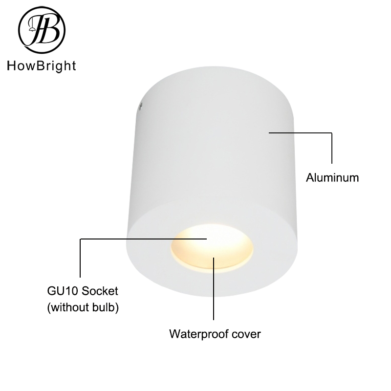 Surface Mounted Round GU10 Downlight