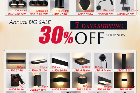How Bright Lighting Co., Ltd. Launches Annual Big Sale with 30% Discount and 7-Day Shipping