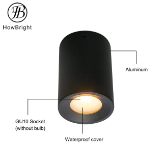 IP44 Waterproof GU10 Surface Mounted Bathroom Downlight