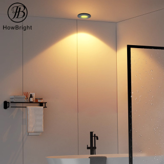 GU10 square round anti-glare recessed IP44 spotlights ceiling downlights