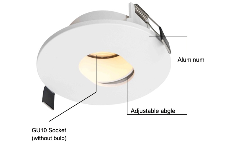 gu10 recessed downlight