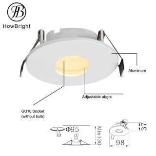 Mini Focus light Spot lamp ceiling Spotlight Embedded IP44 Mini GU10 Down light