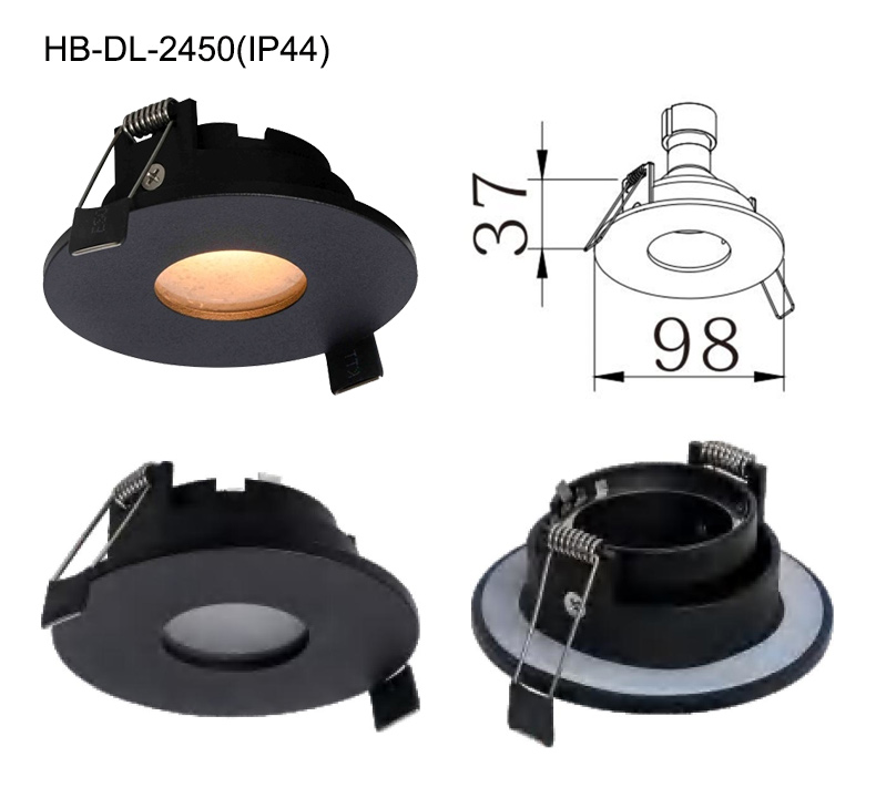 gu10 recessed downlight