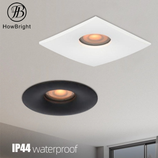 Spot LED encastré carré GU10 anti-éblouissant IP44 étanche