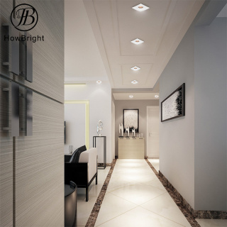 GU10 Square Downlight Anti Glare IP44 Waterproof Recessed Led Light