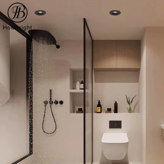 GU10 Square Downlight Anti Glare IP44 Waterproof Recessed Led Light