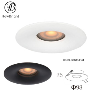GU10 Square Downlight Anti Glare IP44 Waterproof Recessed Led Light