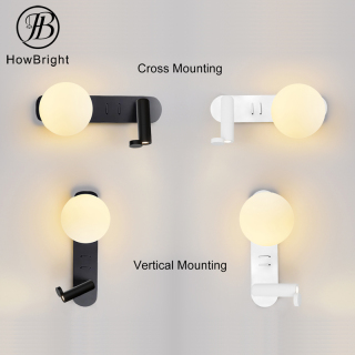 Home Decor Glass Ball LED Wall Lamp