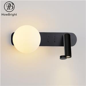 Home Decor Glass Ball LED Wall Lamp