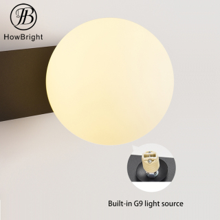 Home Decor Glass Ball LED Wall Lamp