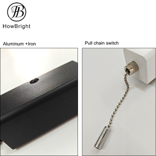 Bedside Headboard Reading Wall Lamp with Pull Switch