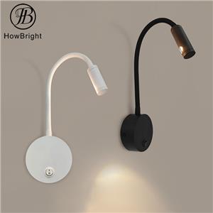 Modern Minimalist Surface-Mounted Hotel Bedside Wall Lamp