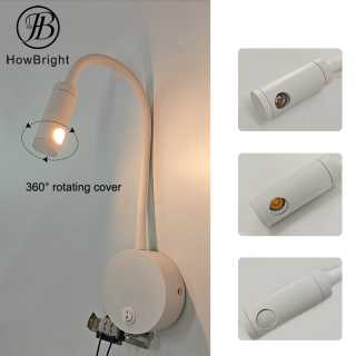 Modern Minimalist Surface-Mounted Hotel Bedside Wall Lamp