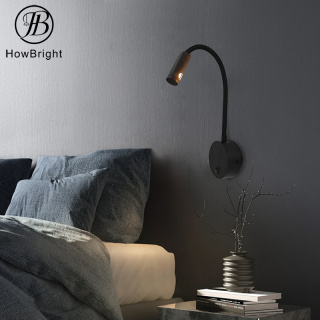 Modern Minimalist Surface-Mounted Hotel Bedside Wall Lamp