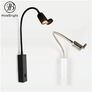 LED Flexible Reading Wall Light Sconce for Hotel