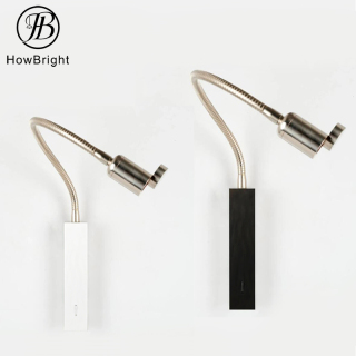 LED Flexible Reading Wall Light Sconce for Hotel
