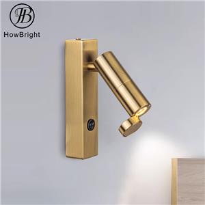 LED Bedside wall sconce with Double Magnetic Head
