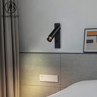 LED Bedside wall sconce with Double Magnetic Head