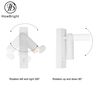 Aluminum LED Wall Lamp Adjustable wall mounted light