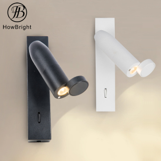 Aluminiowa lampa ścienna LED Regulowana lampa ścienna