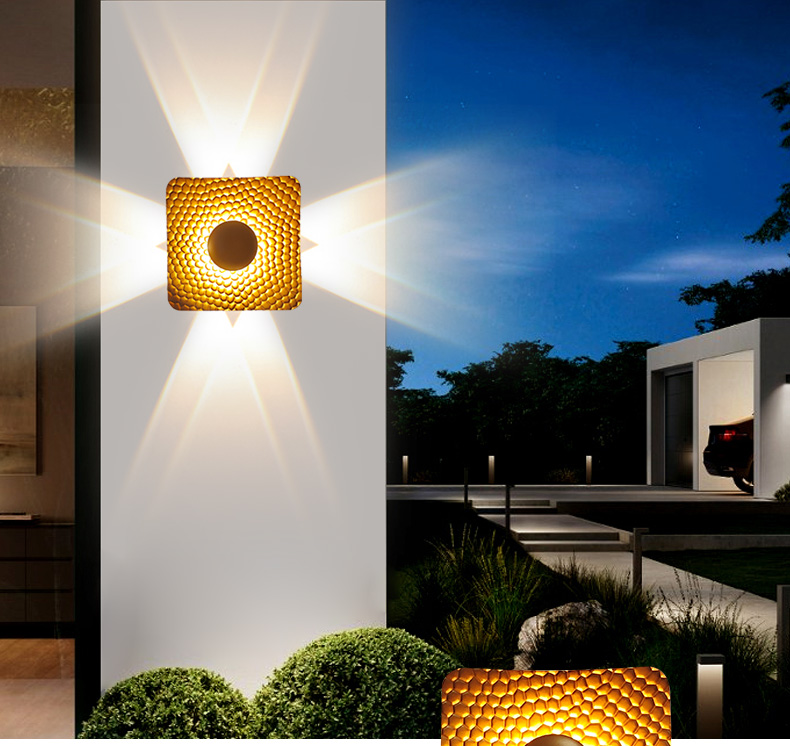 LED Square Shape Wall Light