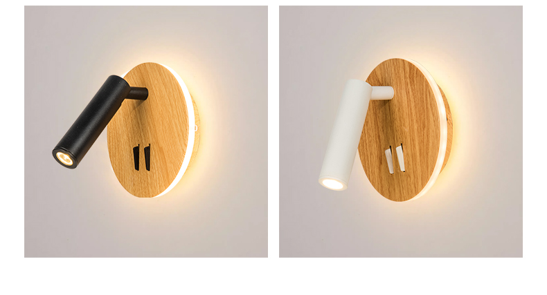 Wood color Wall Scone Light