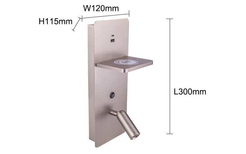 Aluminum LED Bedside Wall Lamp Aluminum LED Bedside Wall Lamp