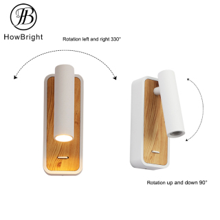 Decoration LED Aluminum Bedside Reading Wall Lamp