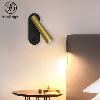 Alumínium fali LED éjjeli lámpa